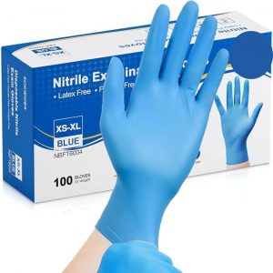 MEDITOP 1000 x Blue Disposable X Small Nitrile Examination Gloves